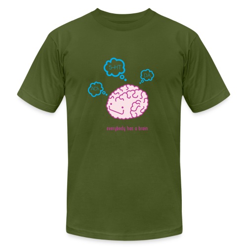 happy brain ingredients - Unisex Jersey T-Shirt by Bella + Canvas
