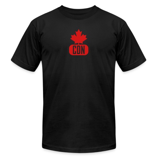 CDN with Leaf - Unisex Jersey T-Shirt by Bella + Canvas