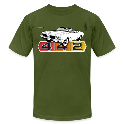 Oldsmobile 442 convertible - Unisex Jersey T-Shirt by Bella + Canvas