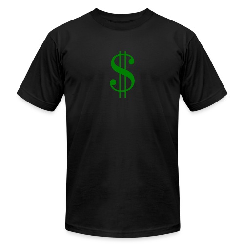 Dollar Sign - Unisex Jersey T-Shirt by Bella + Canvas