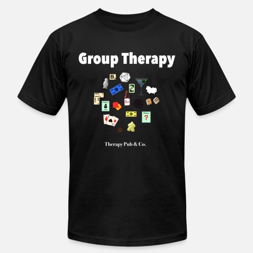 Group Therapy Board Game - Unisex Jersey T-Shirt by Bella + Canvas