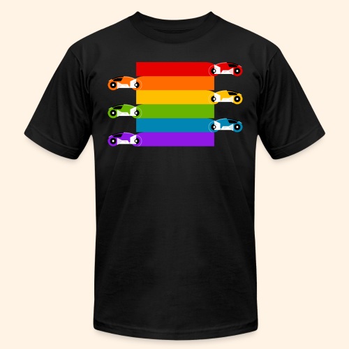 Pride on the Game Grid - Unisex Jersey T-Shirt by Bella + Canvas