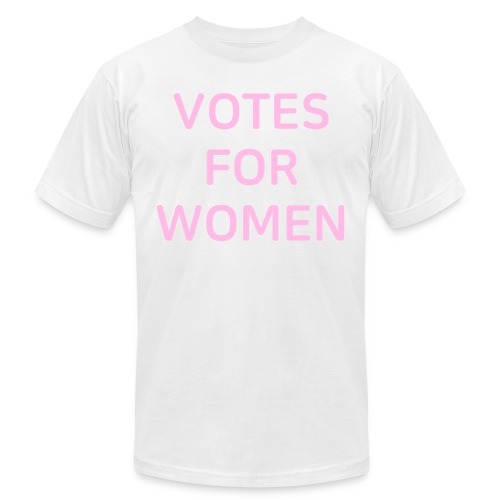 Votes For Women | Women's Equality Day (soft pink) - Unisex Jersey T-Shirt by Bella + Canvas