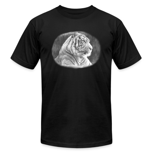 Tiger Sketch - Unisex Jersey T-Shirt by Bella + Canvas