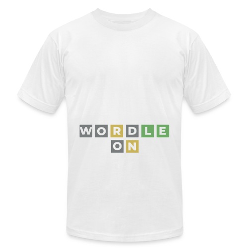 Keep Calm And Wordle On - Unisex Jersey T-Shirt by Bella + Canvas