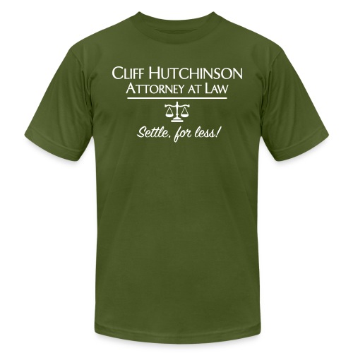 Cliff Hutchinson Attorney At Law - Unisex Jersey T-Shirt by Bella + Canvas