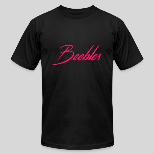 Pink Beebles Logo - Unisex Jersey T-Shirt by Bella + Canvas
