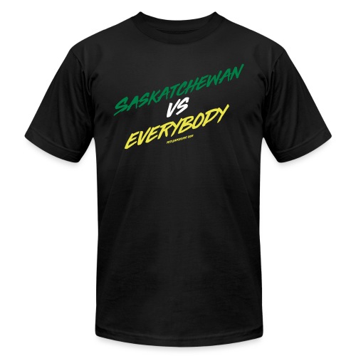 Saskatchewan Vs Everybody - Unisex Jersey T-Shirt by Bella + Canvas