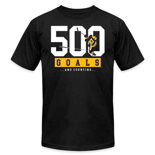 500 Goals and Counting - Unisex Jersey T-Shirt by Bella + Canvas