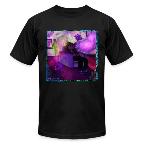 Olumide - Slowed Down & Smoked Out Cover Art - Unisex Jersey T-Shirt by Bella + Canvas