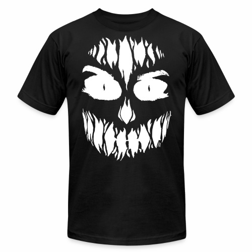 Creepy Halloween Scary Monster Face Gift Ideas - Unisex Jersey T-Shirt by Bella + Canvas