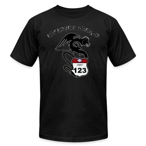 The Arkansas Dragon T-Shirt - Unisex Jersey T-Shirt by Bella + Canvas