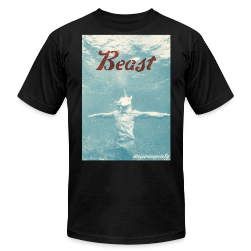 underwater beast blue png - Unisex Jersey T-Shirt by Bella + Canvas