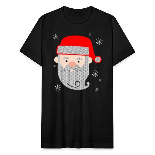Santa Claus Texture - Unisex Jersey T-Shirt by Bella + Canvas