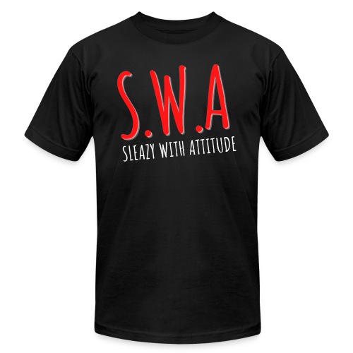 S.W.A Sleazy With Attitude - Unisex Jersey T-Shirt by Bella + Canvas