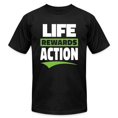 Life Rewards Action - Unisex Jersey T-Shirt by Bella + Canvas