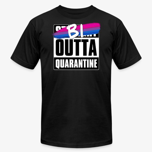 Bi Outta Quarantine - Bisexual Pride - Unisex Jersey T-Shirt by Bella + Canvas