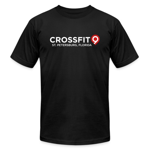 CrossFit9 Classic (White) - Unisex Jersey T-Shirt by Bella + Canvas