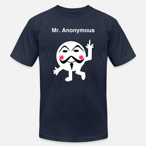 Mr Anonymous Protester - Unisex Jersey T-Shirt by Bella + Canvas