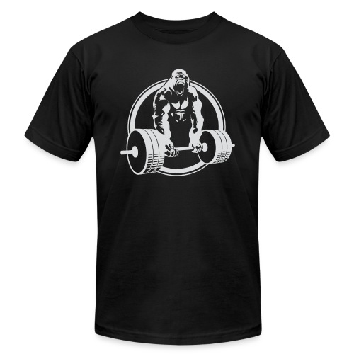Gorilla Lifting Gym Fit - Unisex Jersey T-Shirt by Bella + Canvas
