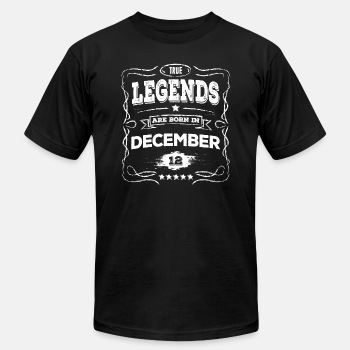 True legends are born in December - Unisex Jersey T-shirt