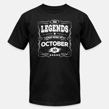 True legends are born in October - Unisex Jersey T-shirt