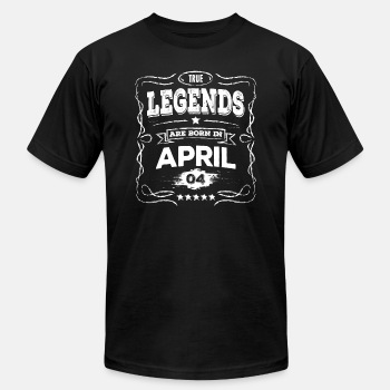 True legends are born in April - Unisex Jersey T-shirt