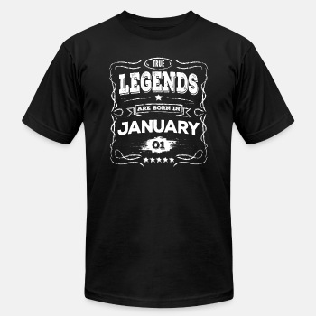 True legends are born in January - Unisex Jersey T-shirt