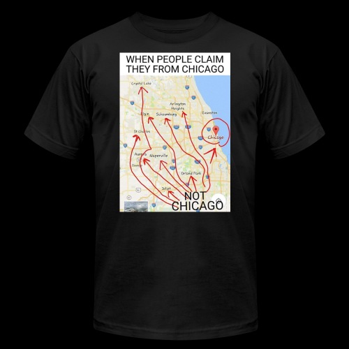Not Chicago - Unisex Jersey T-Shirt by Bella + Canvas