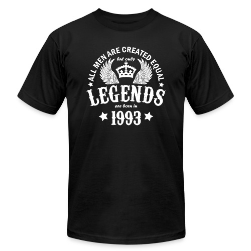 Legends are Born in 1993 - Unisex Jersey T-Shirt by Bella + Canvas