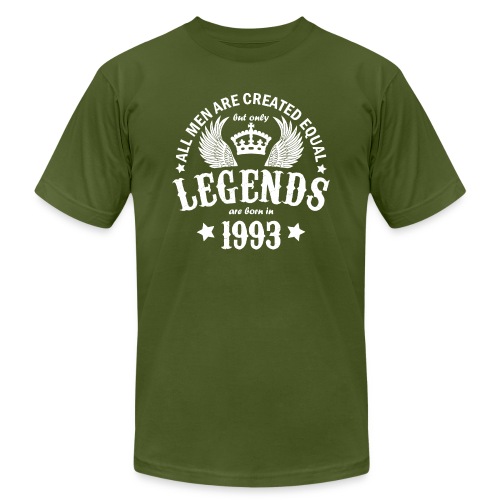 Legends are Born in 1993 - Unisex Jersey T-Shirt by Bella + Canvas
