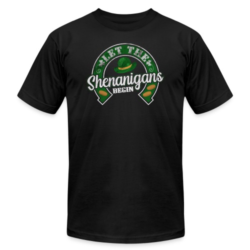 Let the Shenanigans Begin Shirt, Funny St. Patrick - Unisex Jersey T-Shirt by Bella + Canvas