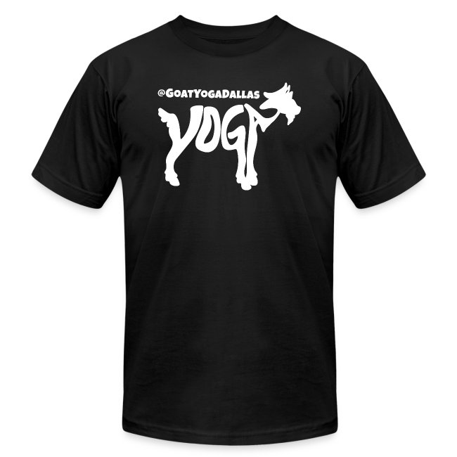 Goat Yoga Dallas White Logo