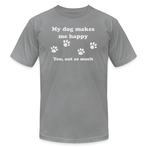 dog_happy - Unisex Jersey T-Shirt by Bella + Canvas