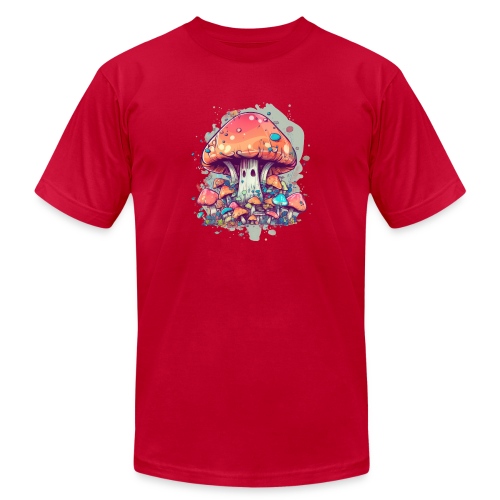 Mushroom Fun Room - Unisex Jersey T-Shirt by Bella + Canvas