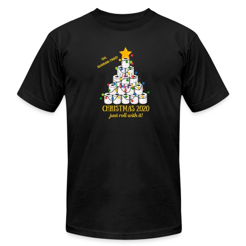 2020 Funny Quarantine Christmas Toilet Paper Tree - Unisex Jersey T-Shirt by Bella + Canvas