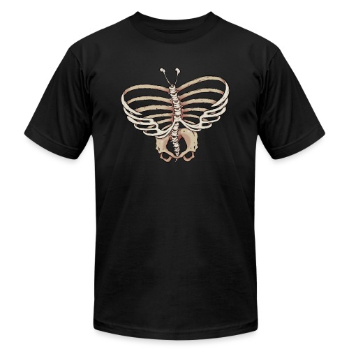 Butterfly skeleton - Unisex Jersey T-Shirt by Bella + Canvas