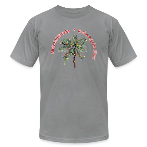 Carolan Christmas palm tree design - Unisex Jersey T-Shirt by Bella + Canvas