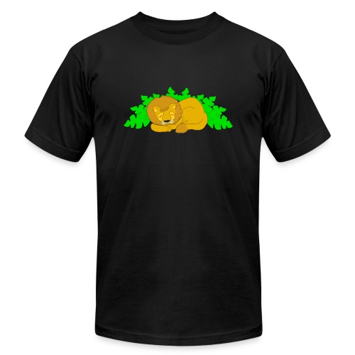 Sleeping Lion - Unisex Jersey T-Shirt by Bella + Canvas