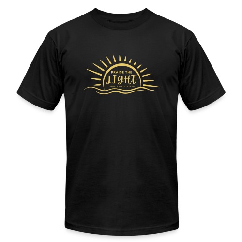 Praise the Light - Sunset Logo - Unisex Jersey T-Shirt by Bella + Canvas