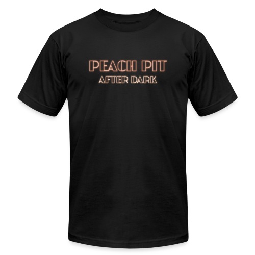 Peach Pit After Dark! - Unisex Jersey T-Shirt by Bella + Canvas