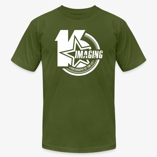 16IMAGING Badge White - Unisex Jersey T-Shirt by Bella + Canvas