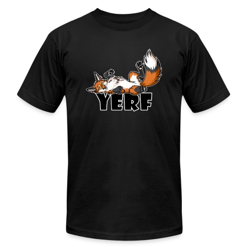 Lazy YERF FOX / FOXES - Unisex Jersey T-Shirt by Bella + Canvas