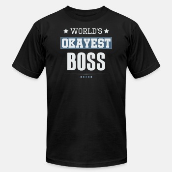 World's Okayest Boss - Unisex Jersey T-shirt