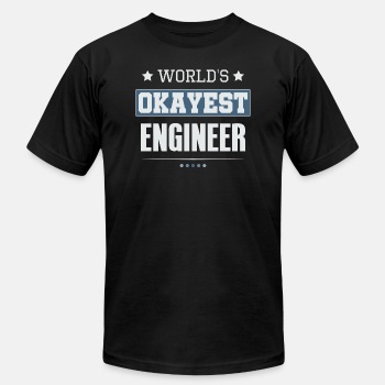 World's Okayest Engineer - Unisex Jersey T-shirt