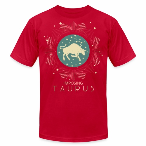 Zodiac Taurus Constellation Bull Star Sign May - Unisex Jersey T-Shirt by Bella + Canvas