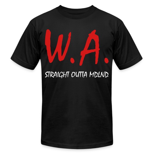 Straight Outta MDLND - Unisex Jersey T-Shirt by Bella + Canvas
