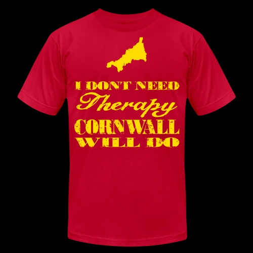 Don't need therapy/Cornwall - Unisex Jersey T-Shirt by Bella + Canvas