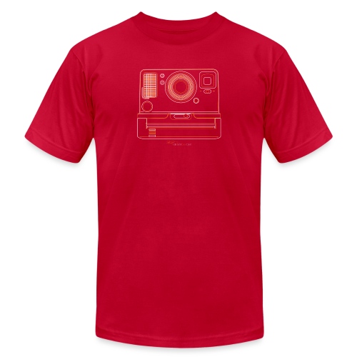 Camera Sketches - Polaroid OneStep2 - Unisex Jersey T-Shirt by Bella + Canvas
