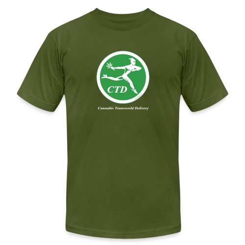 Cannabis Transworld Delivery - Green-White - Unisex Jersey T-Shirt by Bella + Canvas